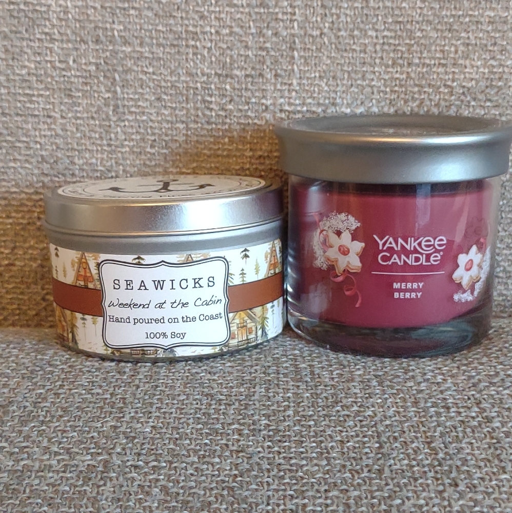 Firm Final price!*NEW!Set of small jar candles